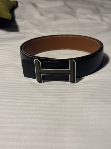 Ceinture hermès réversible - hermès, h