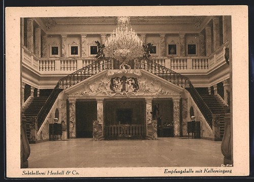 Carte postale wiesbaden cave - carte, wiesbaden,