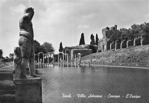 Italie tivoli villa adriana - italie,
