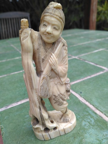 Okimono ivoire époque - ,,