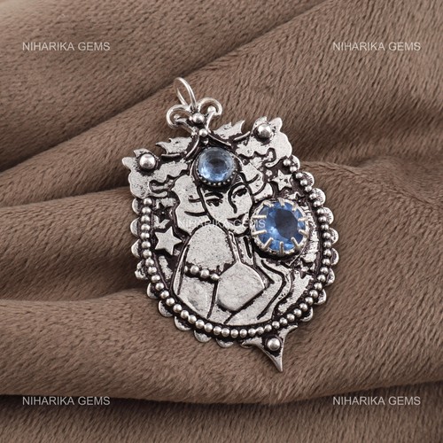 Pendentif argent 925 - 925, rond