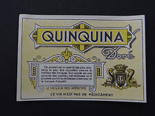 Ancienne étiquette QUINQUINA