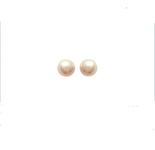 Boucles oreilles puces perle - d'oreilles, puces"perle