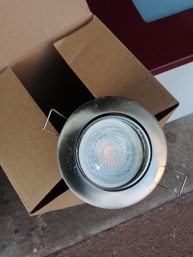 Spot encastrable inox ampoule