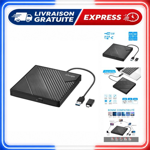 Cocopa lecteur dvd externe usb - dvd,