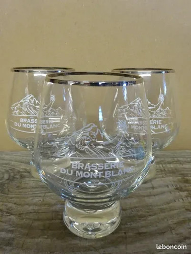 Verre brasserie mont - du, blanc