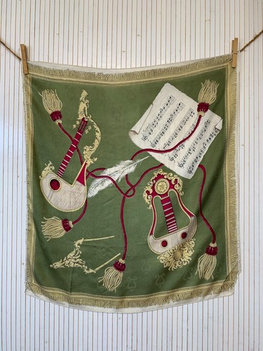 Foulard carré soie vintage - carré,