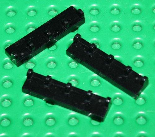 Lego black hinge 1x4 - 3, ref