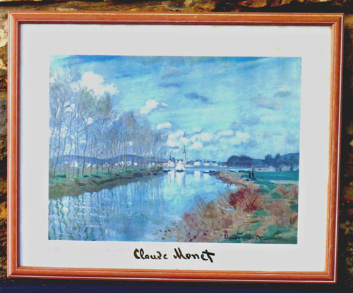 Tableau encadré sous - , verre