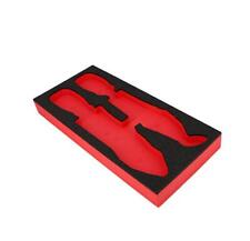 Plateau mousse vide pour module 4 pinces (3 cpe et 1 etau) Facom