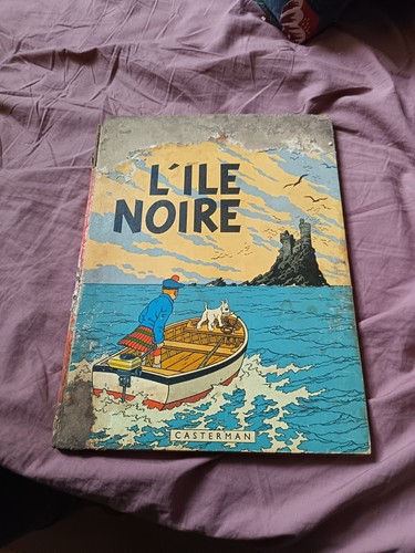 Tintin île noire eo - tintin, :