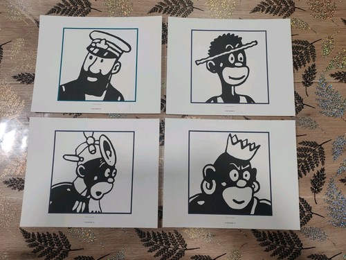 Lot planches tintin - lot,