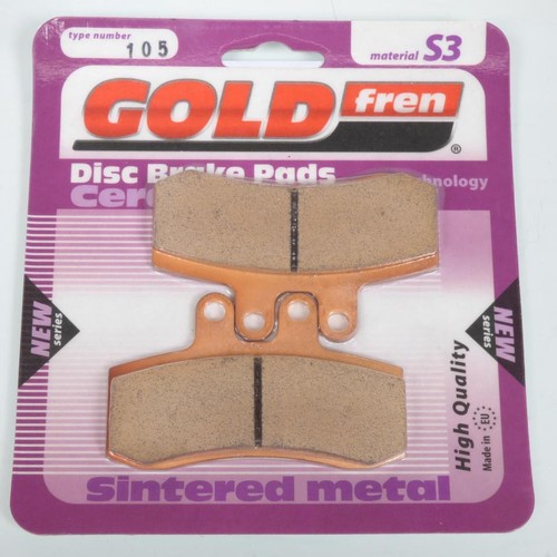 Plaquette frein gold - de,