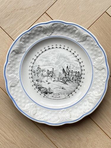 Assiette parlante faïence - parlante, en