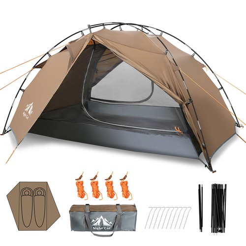 Ultralight person hiking - ultralight,