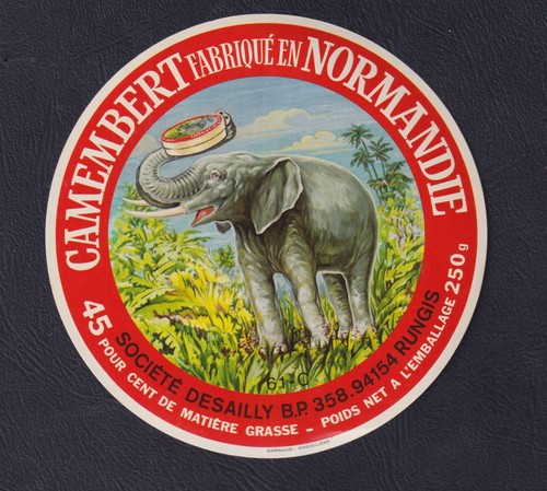 Ancienne étiquette fromage - étiquette,