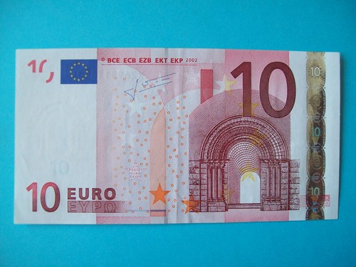 Billet euros allemagne p - 10,