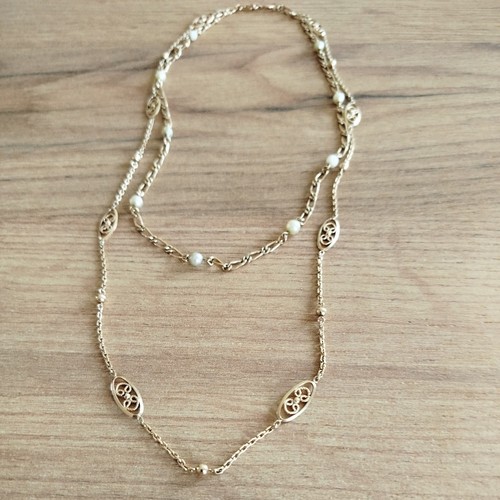 Collier sautoir ancien - sautoir, 2