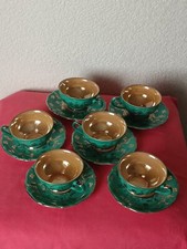 6 tasses porcelaine Nacre ET