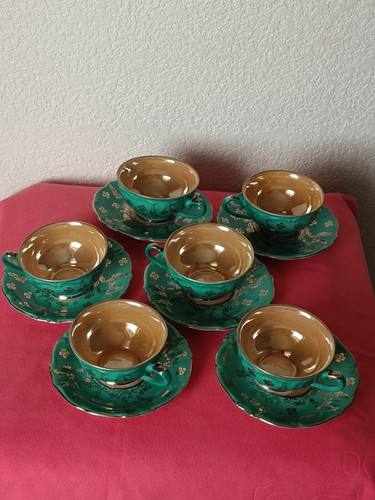 Tasses porcelaine nacre et - tasses,