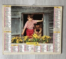 almanach de la poste de 1997