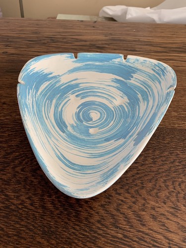 Vintage mid century retro blue - century,