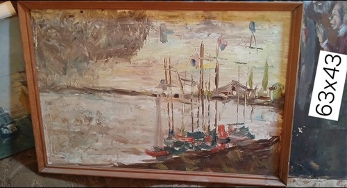 Tableau encadré paysage marin