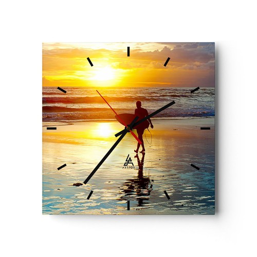 Horloge murale verre - en,