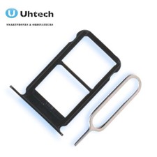 Tiroir Carte Dual SIM (SIM Card Tray) Huawei Honor 10 Noir  - Origine Démonté