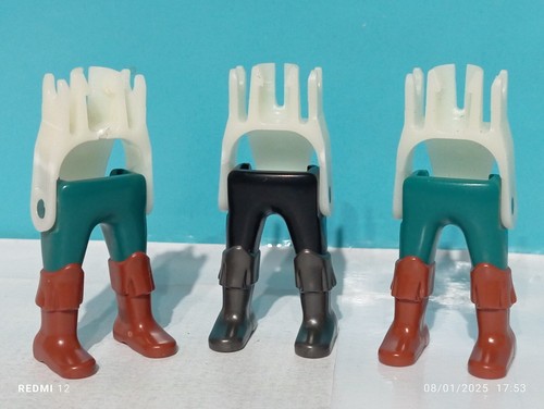 Playmobil jambes bottes - playmobil, x3