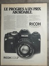 RICOH XR7 vintage Camera  Print Ad !! " Black Camera "