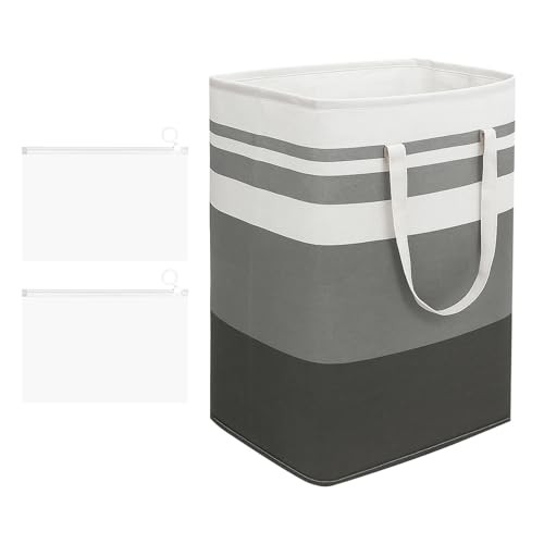75l gris blanc panier linge - 75l, à