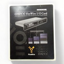 CARTE D'E/S mackie onyx firewire Interface audio FireWire testée et fonctionn...