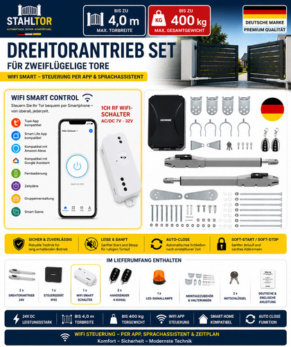 Kit motorisation portail - kit,