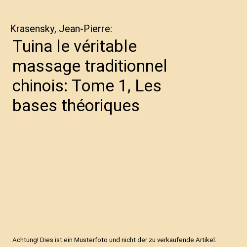 Tuina véritable massage - véritable,