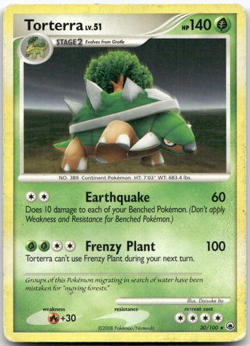 Torterra 100 rare majestic - 30/100,