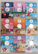 FRANCE 10€ EURO ARGENT 2024 PHRYGES JO PARIS 2024 VAGUE 1 PIÈCES 1-9 EIFFEL