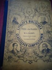 W . A MOZART , LA FLUTE ENCHANTEE ,  PARTITION DE MUSIQUE ( ref 74 )