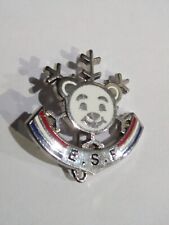 Pin's Broche Ski Flocon Ourson