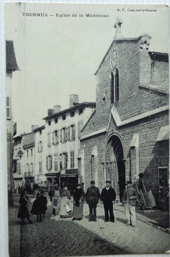 Tournus cpa eglise la - tournus,