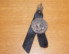 vintage porte clés cuir