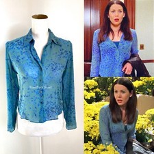 Silk Blouse Seen Worn On Lorelai Gilmore In Gilmore Girls 
