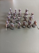 WARHAMMER 40K Guerriers Eldars Noirs Peints