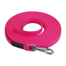 Longe plate biothane - 16 mm - 3 m - rose passion - jokidog
