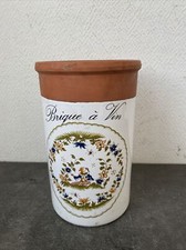 Ancienne Brique A Vin Terre Cuite Moustiers ? Deco Rafraîchisseur Table 