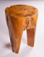 Tabouret En Bois de Teck