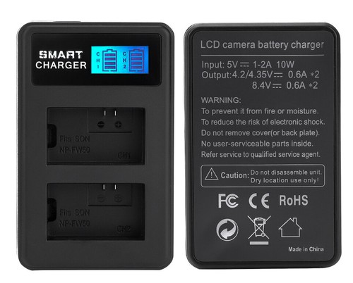 Chargeur lcd double pour - chargeur,