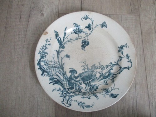 Assiette vieillard bordeaux - ,