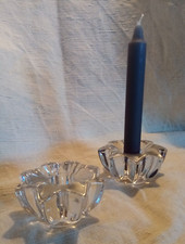 Pierre d'Avesn 2 bougeoirs "étoiles", de table