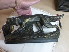 ancienne sculpture de chien